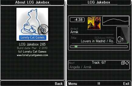 دانلود پلیر LCG Jukebox 2.70 Single برای نوکیا